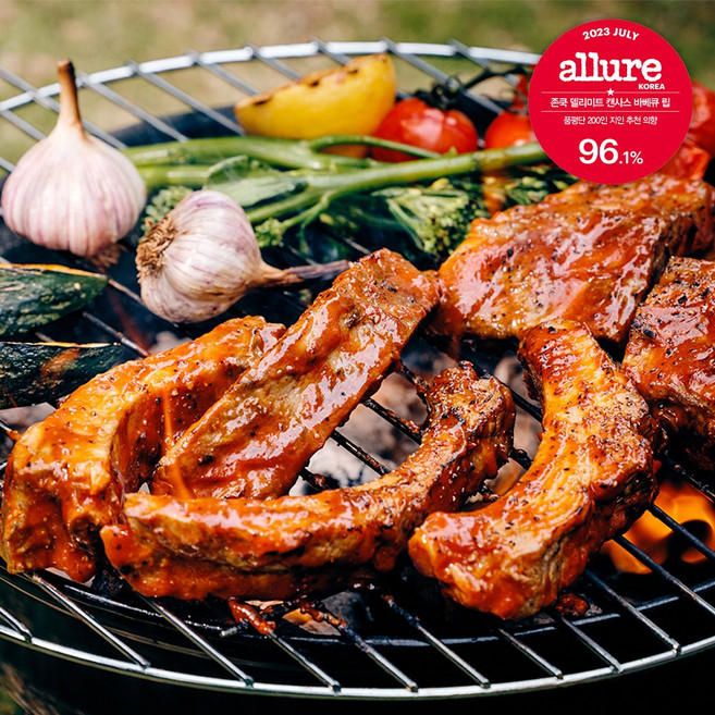 존쿡 델리미트 캔사스 바베큐 립 460g, 1개