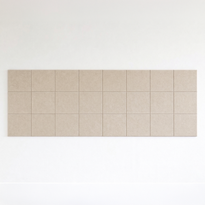 케이트가든 층간 벽간 소음 방지 현관문 방음 흡음재, 24개, 베이지