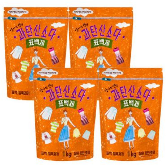 엄마의선택 과탄산소다 가루표백제 1kg x8개(1박스)