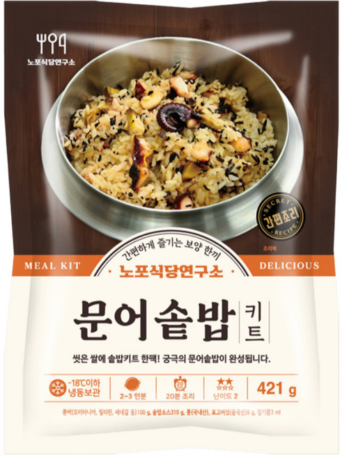 노포식당연구소 문어솥밥 키트 421g, 1개