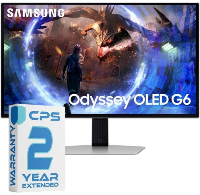 삼성 27인치 오디세이 G6 G60SD OLED 게이밍 모니터 QHD 360Hz 0.03ms 안티 글레어 LS27DG602SNXZA 2024 번들 2년 보증 추가 기능 포, 삼성 27인치 오디세이 G6 (G60SD) OLED 게, 1개