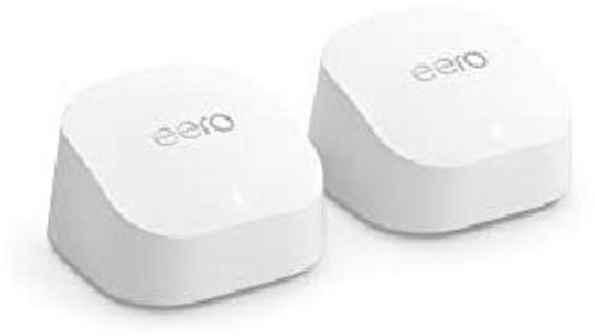 Amazon eero 6+ 메시 Wi-Fi 시스템, 에로 6+, 2팩