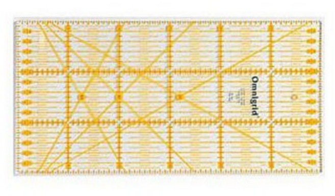 CLOVER 57-622 크로바 옴니그리드자 15X30cm 소잉커팅자, 1개