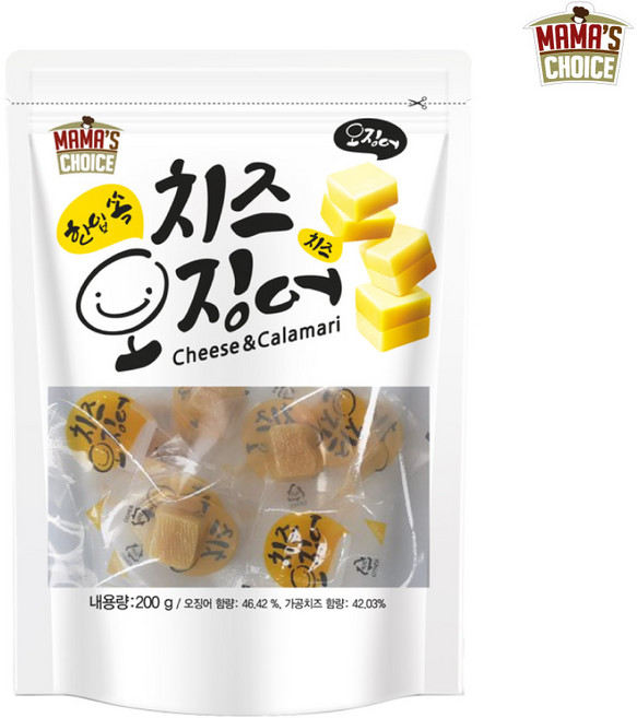 마마스 초이스 한입 쏙 치즈 오징어 200g 48개, 1개