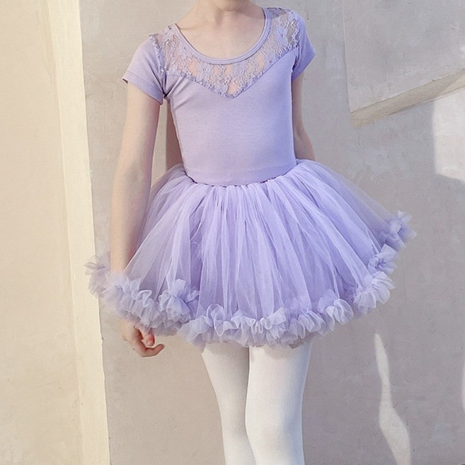 구빠방 아동 레이스 프릴 캉캉 발레복