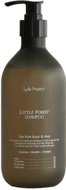 라이프 프로젝트 리틀 포레스트 비건 헤어 샴푸, 1개, 500ml - 쿠팡