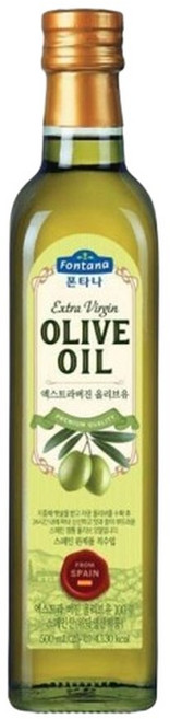 폰타나 엑스트라버진 올리브유 500ml X 2개/올리브유/기름/오일/가정용/다용도/식당용/식물성/식용유, 2개