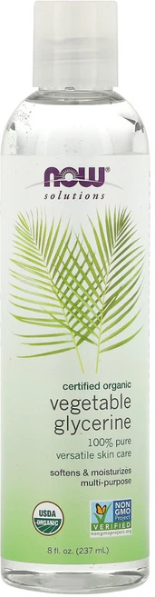 NOW Foods 솔루션 유기농 식물성 글리세린 237ml(8fl oz) 2팩, 237ml, 1개 - 쿠팡