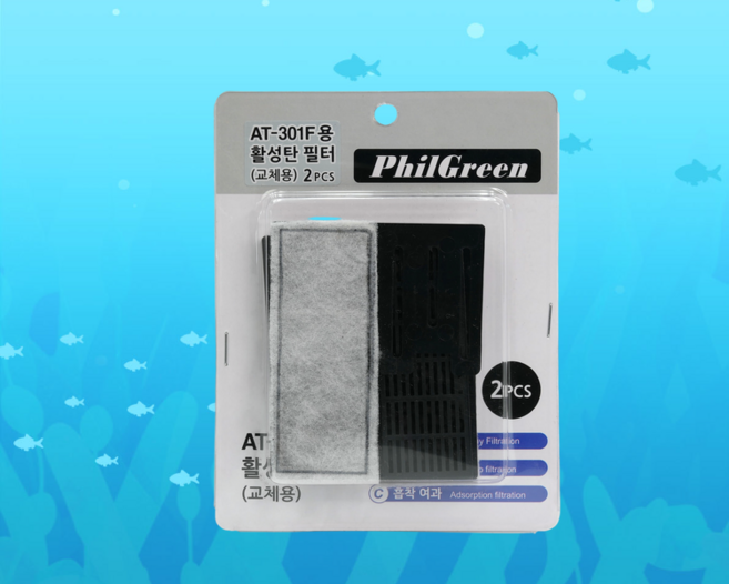 필그린 걸이식 AT-301F용 활성탄 필터