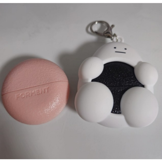 [본사정품] 포맨트 솔리드 퍼퓸 페블 포맨트고체향수 포맨트향수 키링증정, 1개, 30ml, 코튼메모리(핑크)