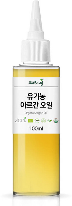 유기농 아르간 오일 천연오일 100% 모로칸 헤어오일, 100ml, 1개