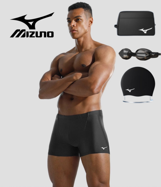 미즈노 NEW 남자 3부 실내 수영복 바지 수영복세트 강습용