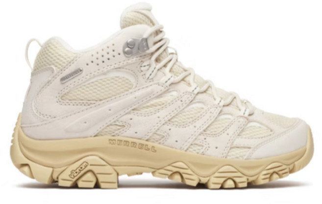 【Merrell】女 MOAB 3 WP 登山健行鞋 淺卡其色 NO.038618