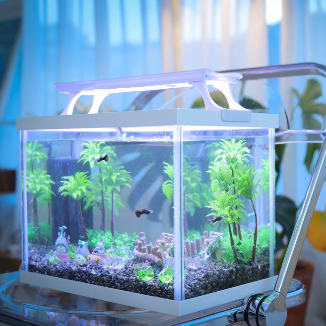 토토로 어항 풀세트 조명포함 초보자용 풀세트 어항, 피규어 C, 1개