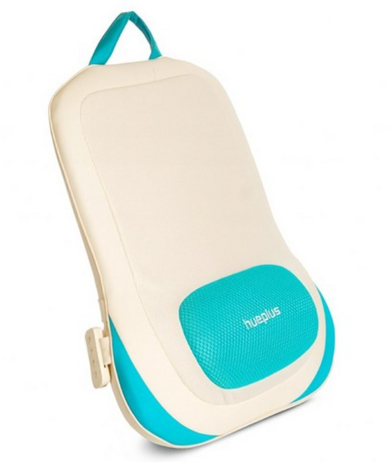 휴플러스 체어형 등 허리 쿠션 마사지기, CORDZERO-B95, 화이트 색상