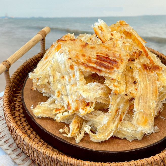 국내가공 구운 아귀채 500g / 마른안주 맥주 술 고급 안주 간식 반찬 아귀포 건어물, 1개