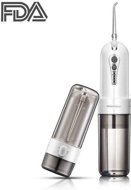 워터켈링 휴대용 구강세정기 미국FDA승인, GRAY