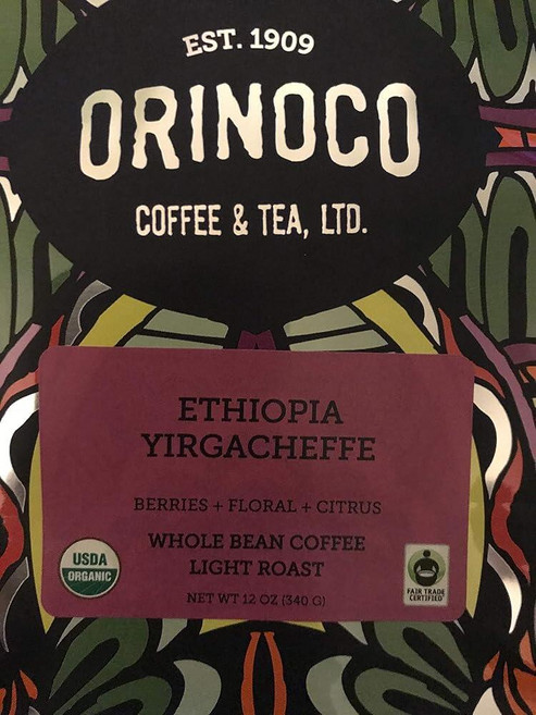Orinoco Coffee Tea Whole Bean Ethiopi Oft 355ml(12온스) 251013, 1, 340g