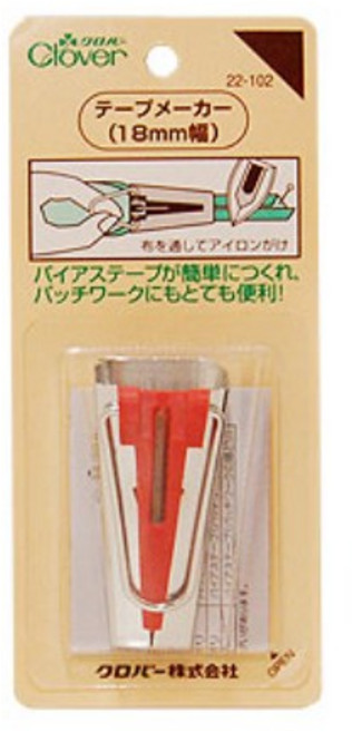 크로바 바이어스메이커18mm(빨강)[22-102], 1개