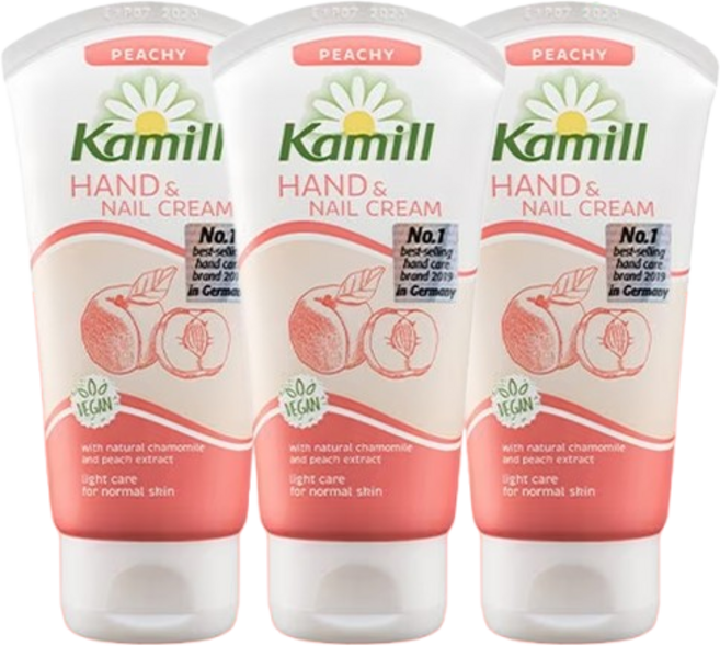 카밀 핸드앤네일 크림 피치, 75ml, 3개