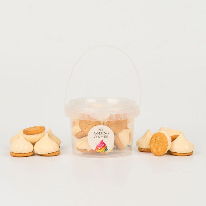 아리감성 수제머랭쿠키 답례품 원통형 280ml 호텔델루나 아이유 머랭, 1개, 치즈크래커 (원통형 280ml)