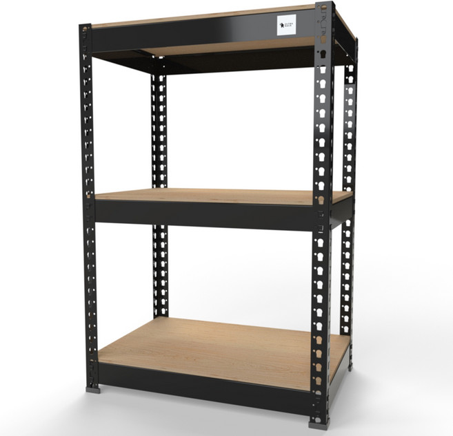 울트라랙 높이 900 철제선반 무볼트 조립식 앵글선반 3단 4단 5단 선반 베란다 펜트리 선반장 창고 수납 다용도 미니, 아이보리, 1000  400  900