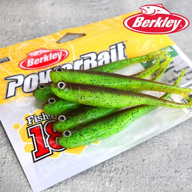 버클리 저크쉐드 5인치 광어 다운샷 웜, 1개, 60g, 그린펌킨차트UV