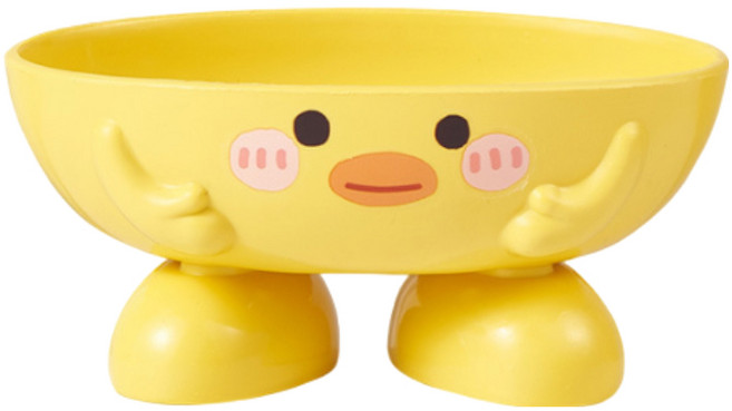 1+1 헬스와미 자동 배수 오리 비누 받침대 욕실용 비누홀더 비누곽, 1세트