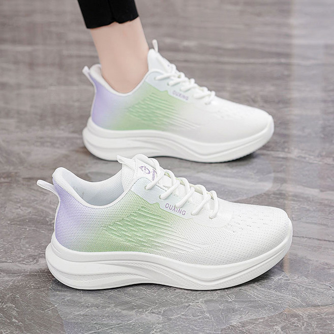 Modern Fashion 여성 발편한 운동화 컬러 통굽 스니커즈 K100