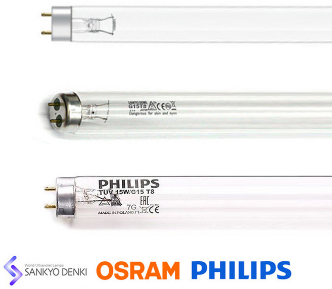 DS-701 702 703 704 706S 7002 7003 7004 7006 901 902 등의 살균기 살균 15W 램프, 1개