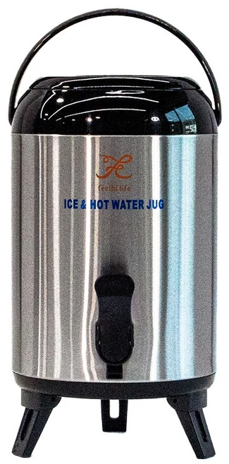 필하이 대용량 보온보냉물통 스테인리스 워터저그 B타입 4L(실용량 3.8L), 1개, 오리지널, 4L - 쿠팡