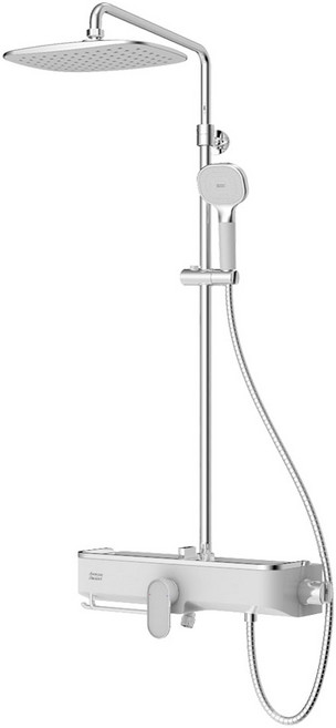 아메리칸스탠다드 큐브 레인 샤워 원홀 해바라기샤워기 고급형 FB5787 + 마킹용 카드보드, 1세트