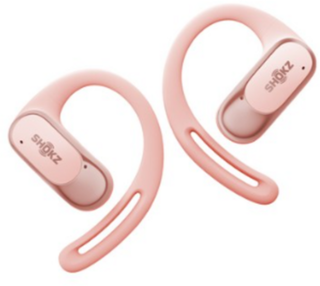 샥즈 신제품 쿠팡세트 국내 정품 샥즈 (Shokz) OpenFit Air T511 오픈핏 에어 블루투스 무선 오픈형 이어폰 + 증품파우치, Pink (2년무상AS/정품등록가능)