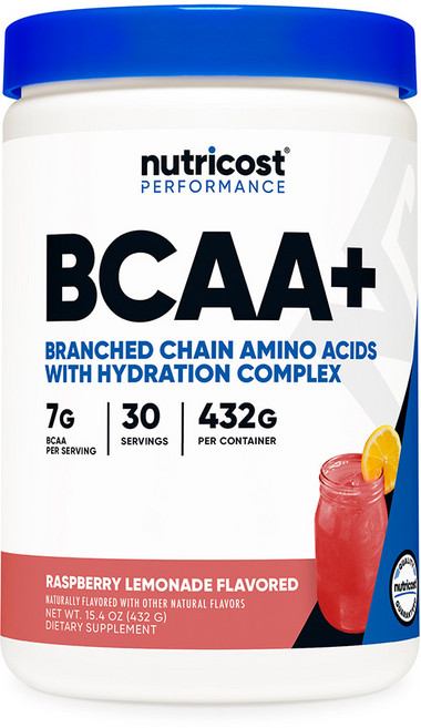 뉴트리코스트 BCAA 하이드레이션 파우더 라즈베리 레모네이드맛 1병, 30회분