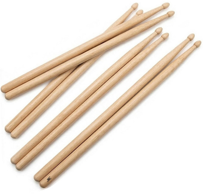 드럼스틱 단풍나무 원목 스틱 난타채 북채, 우드, 4세트