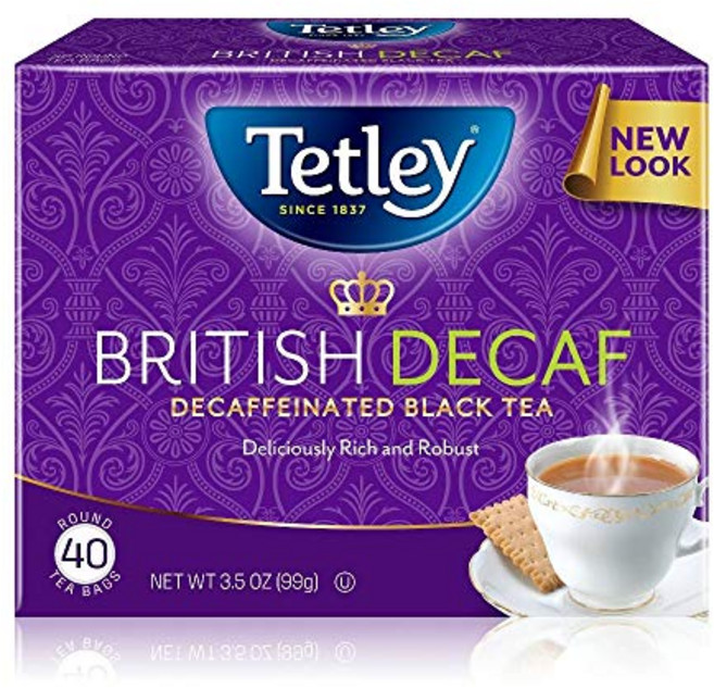 Tetley British Blend 디카페인 홍차 티백 40개, Tetley British Blend 디카페인 홍차,, 1개입
