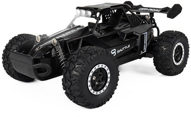 SHUTTLE 1:16 合金遙控越野車 2.4G高速攀爬賽車, 遙控越野車- 黑色24cm, 1個