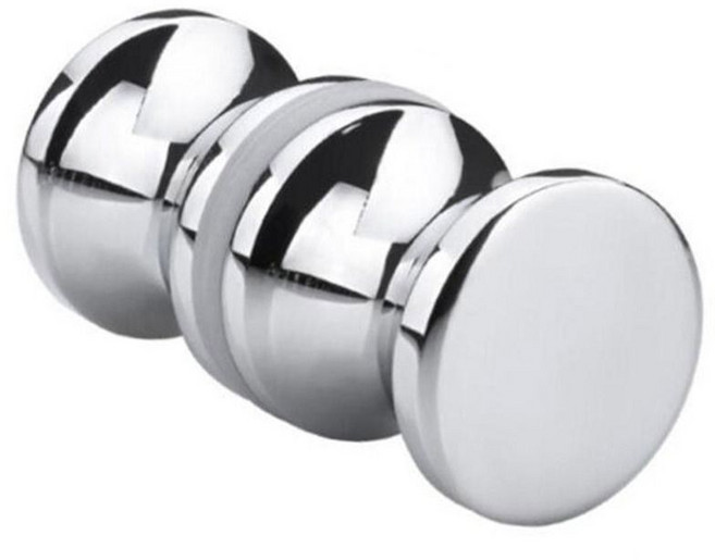 알루미늄 합금 욕실 뒷면 주방 옷장 당김 유리 문짝 손잡이 캐비닛 손잡이 샤워 문짝 손잡이, 04 silver-B, 1개, silver B