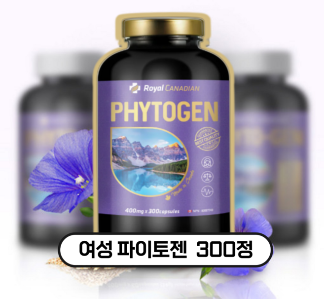 (캐나다직배) 로얄캐네디언 로얄캐네디안 파이토젠 피토젠 300정 ROYAL CANADIAN Phytogen, 1개, 300캡슐