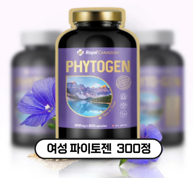 phytogen 캐나다간다 여성 영양제 리그난 본사 직배송, 1개, 300정 - 쿠팡