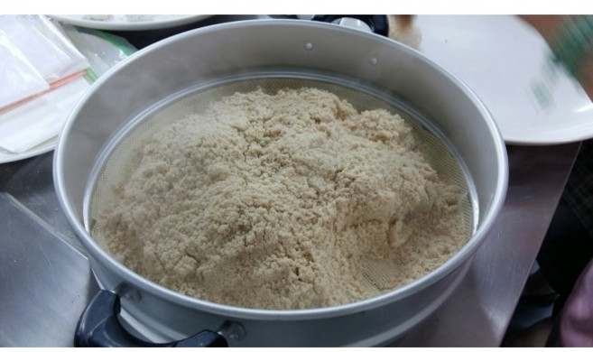 선물용 떡 만들기 떡고물 거피팥고물 완성품 소량 200g 국산 팥 사용 거피고물