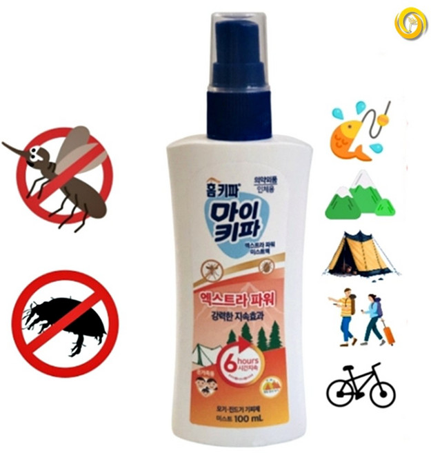 몸에 뿌리는 모기약 진드기 모기 기피제 스프레이 퇴치약, 1개