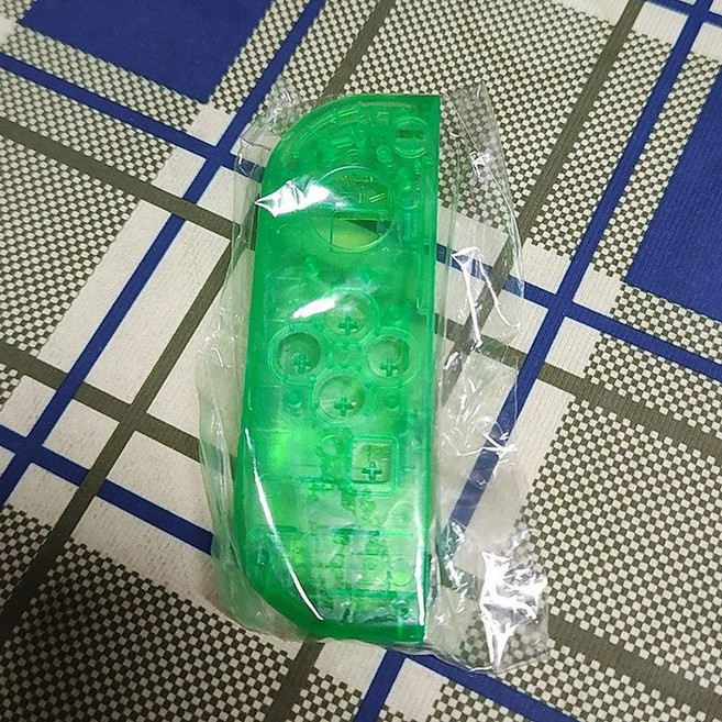 세트 하우징 케이스 NS FROG L 단추 교체 조이콘, 1개, 투명 왼쪽 그린 분리도구, 기본 모델명/품번