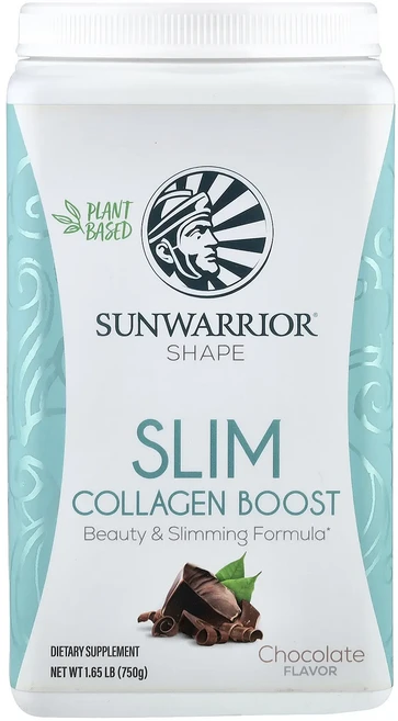Sunwarrior 쉐이프 슬림 콜라겐 부스트 초콜릿 맛 750g(1.65lb), Sunwarrior쉐이프슬림콜라겐부스트초콜릿맛750g1, 750g, 1개 - 쿠팡