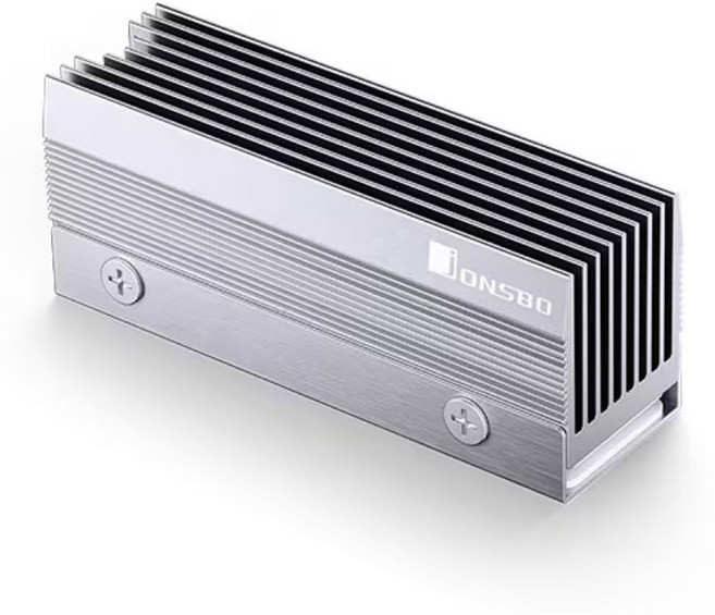 존스보 JONSBO M201 M.2 SSD HEATSINK 방열판 (실버), 1개, 실버