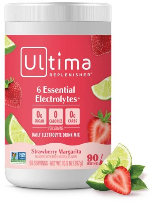 Ultima Replenisher 아이스티 에이드 원액 분말 가루 울티마 리플레니셔 모크타이니 전해질 파우더 음료 믹스 피나 콜라다 90회 분량 6가지 전해질과 미량 미네랄이, Ultima Replenisher 데일리 전해질 파우더, 1개 - 쿠팡