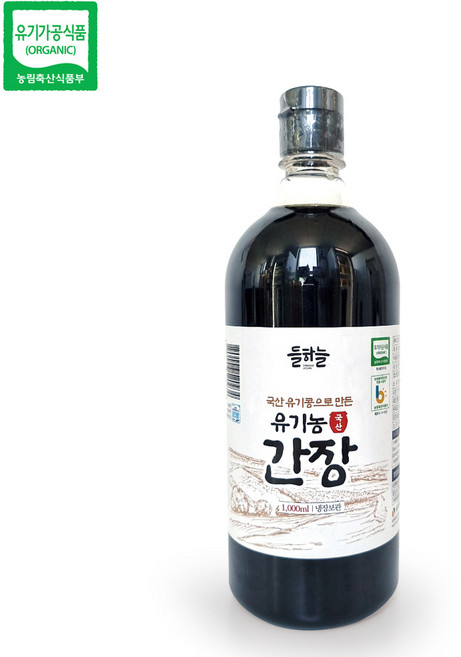 정읍농부의 유기농 간장 3년숙성 유기가공식품인증, 1개, 1L