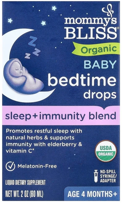 Mommy's Bliss 베이비 배드타임 드랍스 2 fl oz 60 ml, 1개, 60ml - 쿠팡