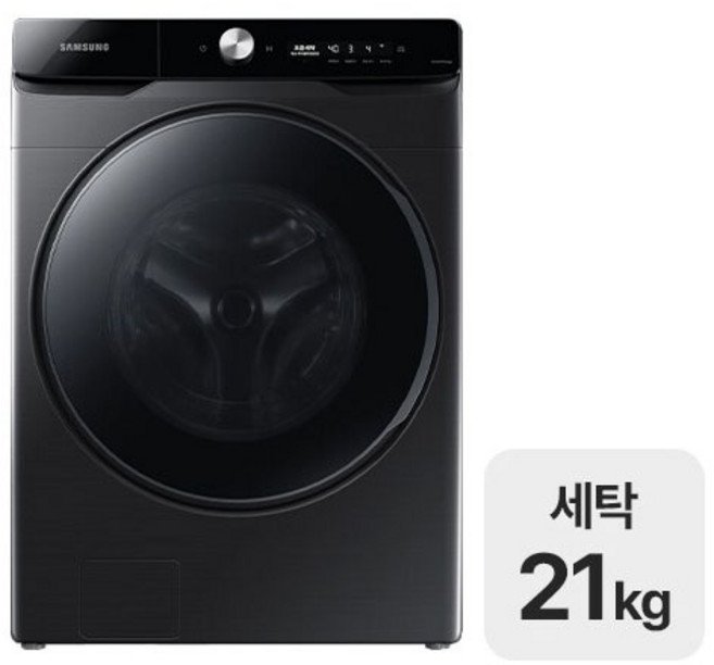 삼성전자 그랑데AI WF21T6500KV 배송 설치비 무료, 블랙캐비어 이녹스