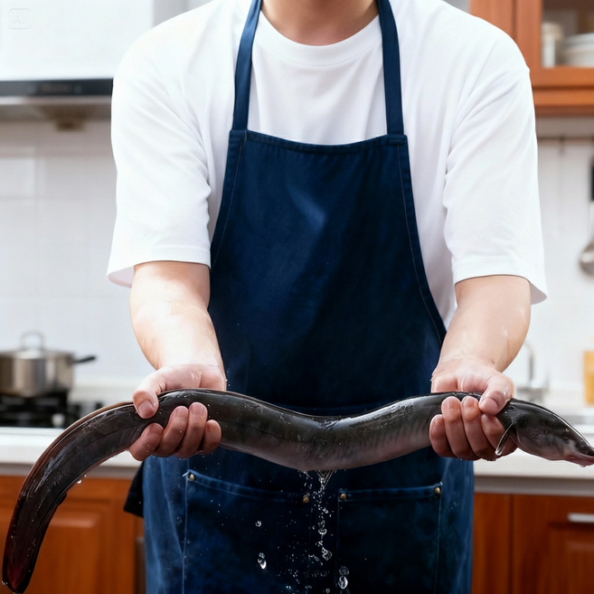 프리미엄 자포니카 장어 고창 민물장어 완전손질 신선 산지직송 + 소스2종 +초생강, 1개, 고창 민물장어(손질후700g) 1팩 +소스2개 +초생강